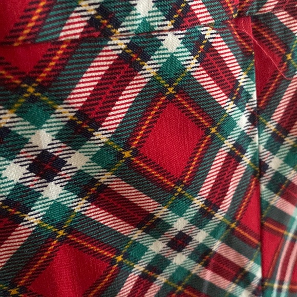 Kim Rogers Red Tartan Plaid Pull On Pant 10S - Picture 2 of 6